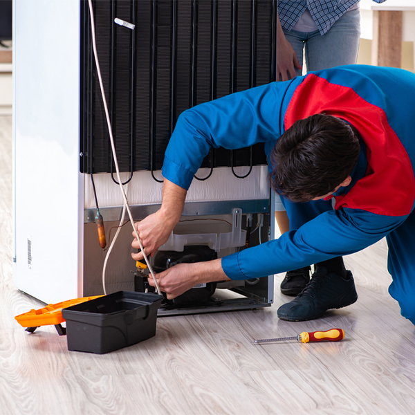 how much do you charge for refrigerator repair services in McSwain California